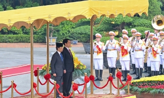 Chủ tịch nước Lương Cường chủ trì lễ đón Quốc vương Brunei thăm cấp Nhà nước tới Việt Nam